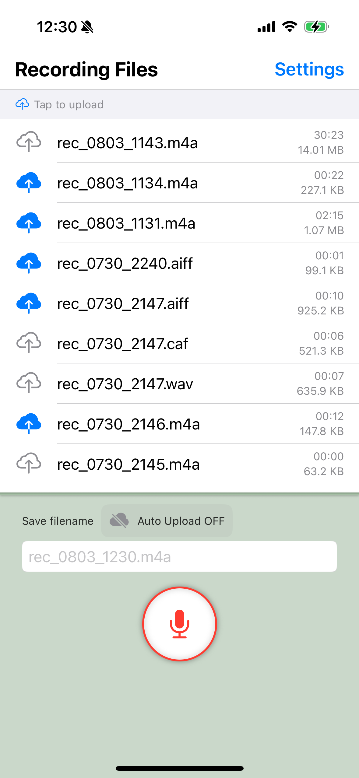RecToGo App Screenshot